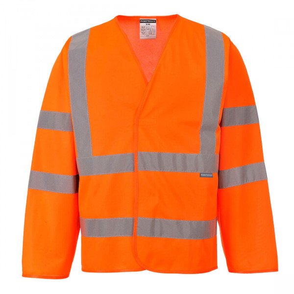Orange Brace Long Sleeve Vest - Brook Hivis - Low Price - Buy It!